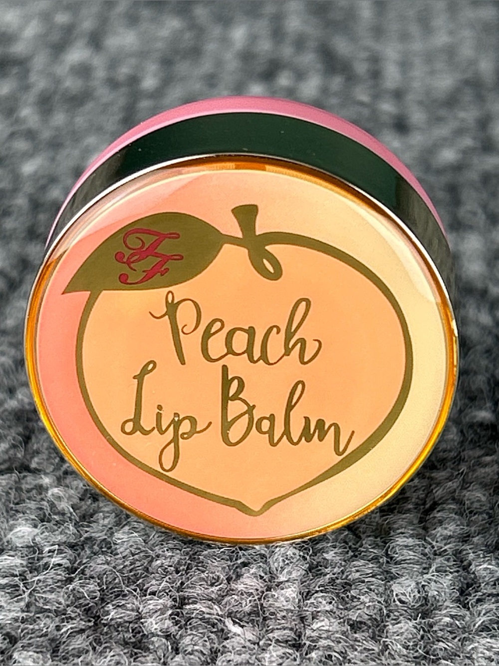 Too Faced ~ Peach Lip Balm ~ Mega Moisture MINI 5ml /0.16oz ~ NWOB Limited Ed